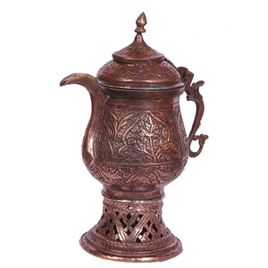 Handmade Kashmiri Copper Samovar | Decor Item