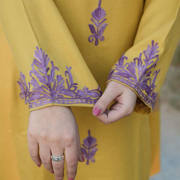 Chic Kashmiri Woolen Co-Ord with Matching Shawl