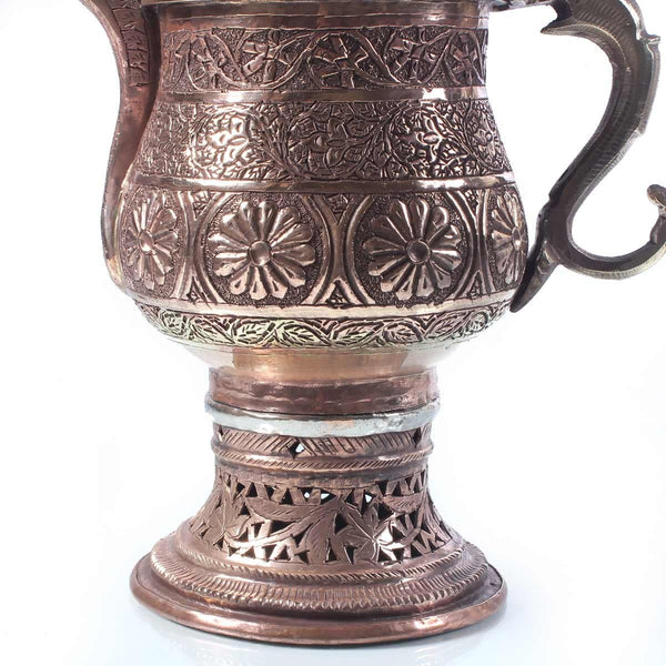 Kashmiri Copper Samovar | Handmade | Makes 8-9 Cups